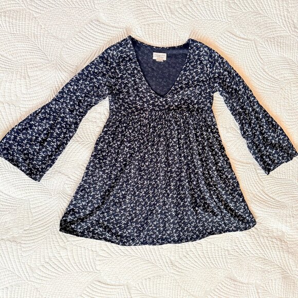 Denim & Supply Ralph Lauren Black & White Floral Babydoll Dress Size XS | Y2k - Picture 9 of 16